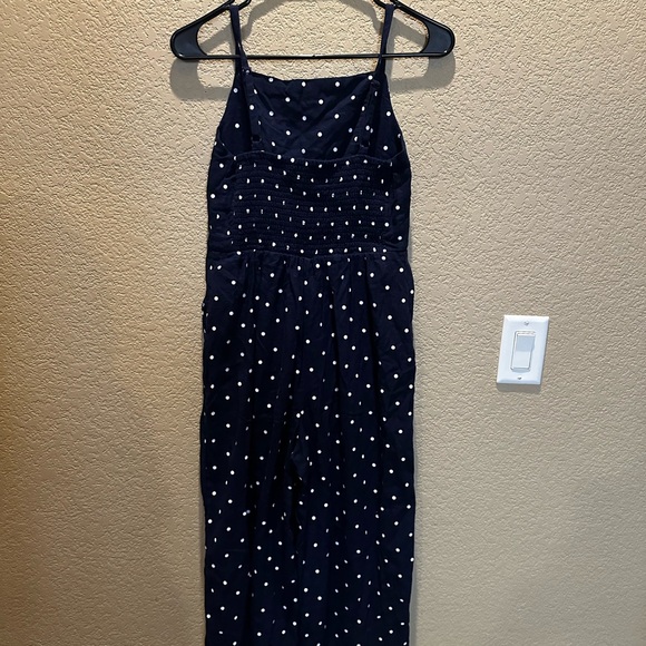 Navy Polka Dot Jumpsuit Old Navy Small - Picture 3 of 3